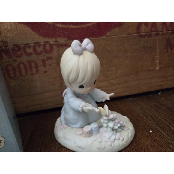 Vtg Precious Moments "God Bless You For Touching My Life" PM-881 Members Only - Picture 2 of 13